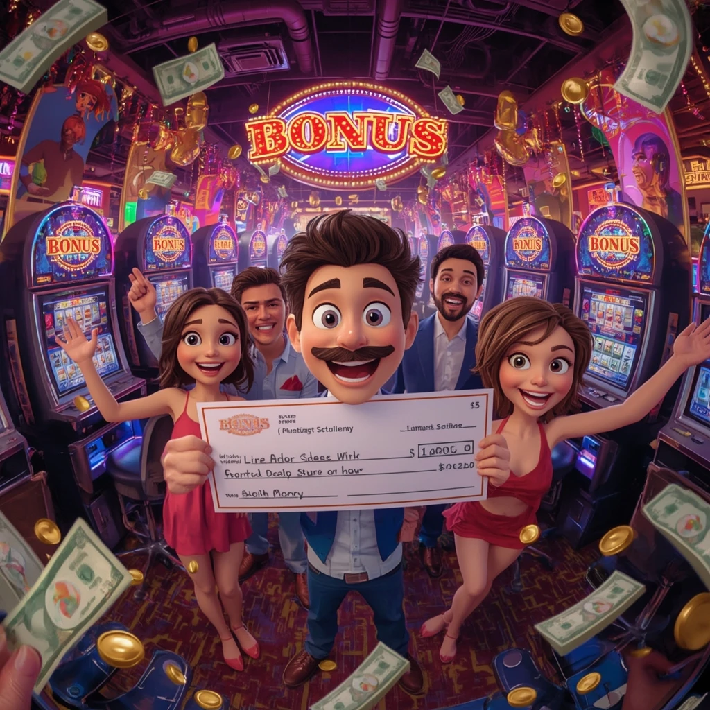 bonus dans les mains de l'homme au casino Lucky31 Casino