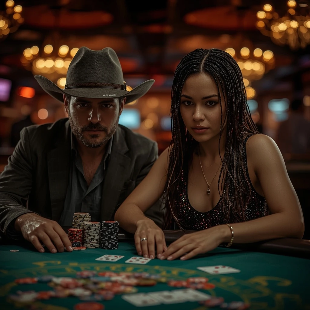 photo de deux joueurs de poker Lucky31 Casino